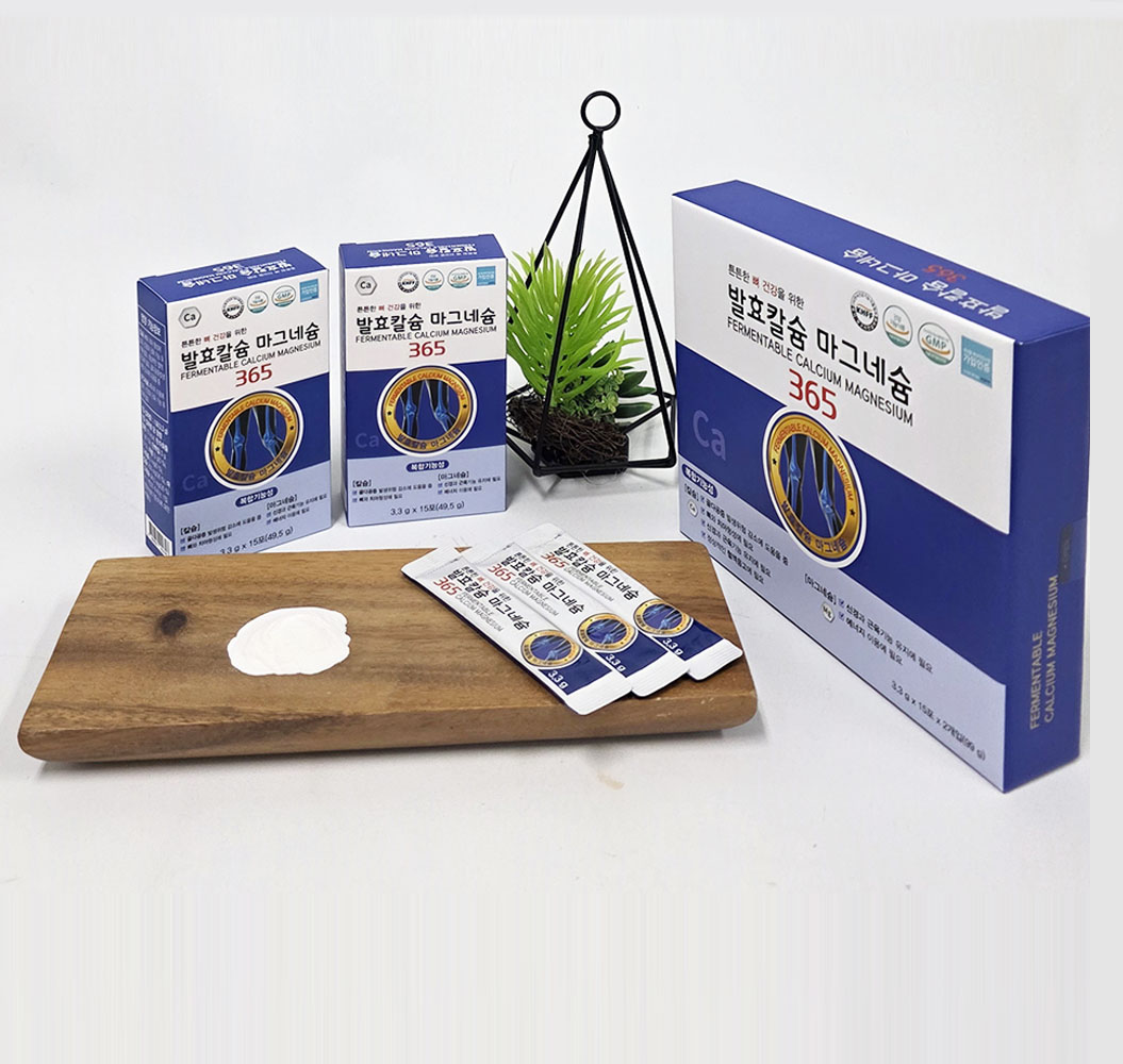 발효칼슘 마그네슘 365 튼튼한 뼈 건강을 위한 3.3g 1박스