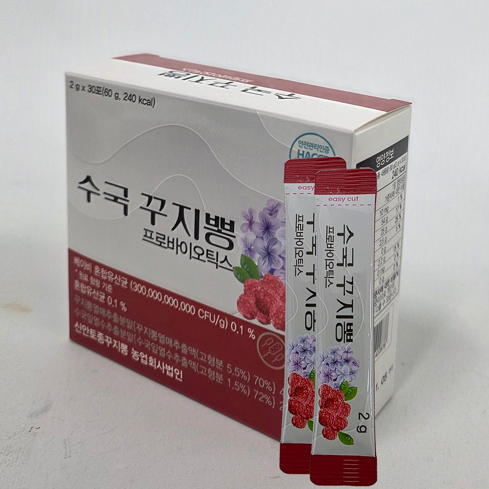 수국꾸지뽕 프로바이오틱스 2gx30포(60포,240Kcal)  1+1 (2통)